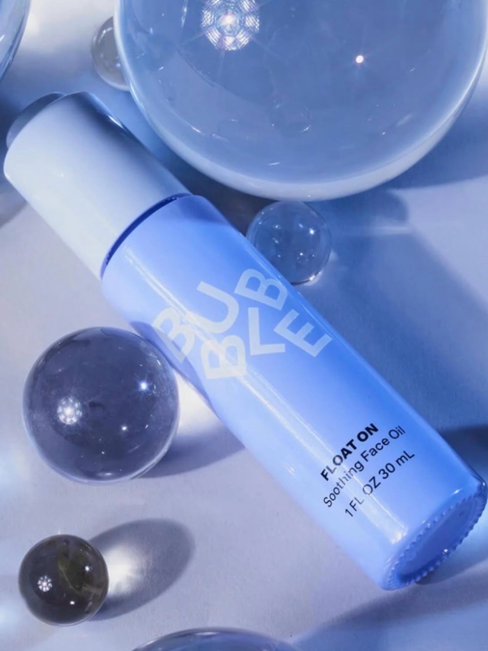 BUBBLE Float On Soothing Face Oil — Blue